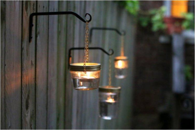 Hanging Mason Jar Lights