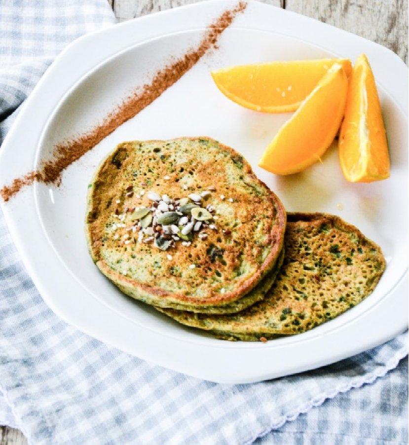 Omega Spinach Pancakes