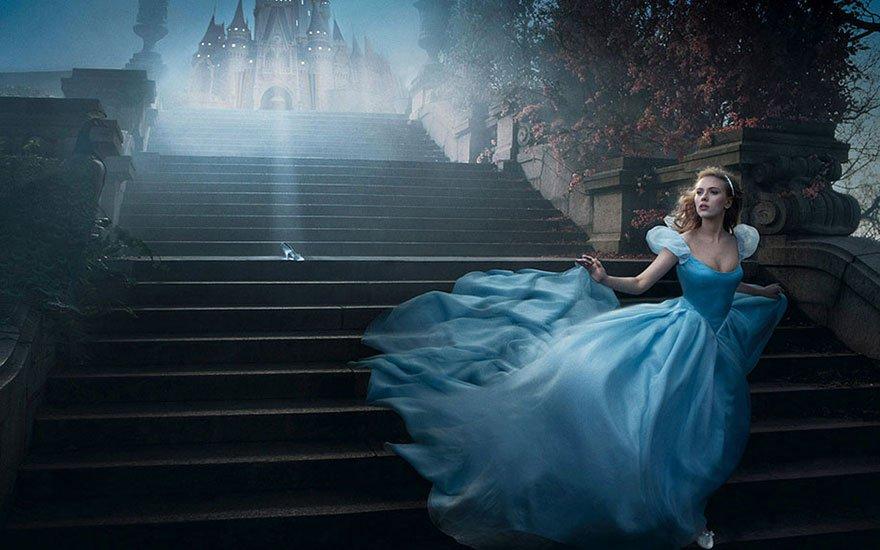 Scarlett Johansson as Cinderella