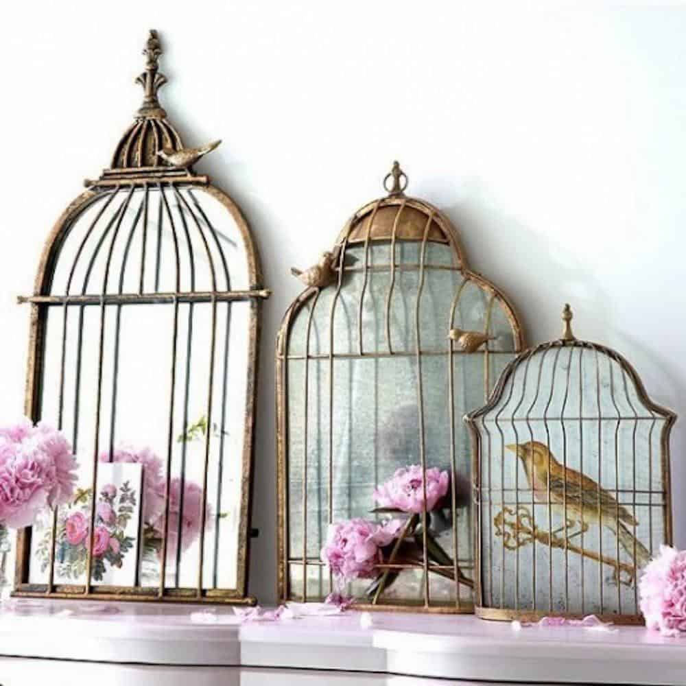 Give Your Home A Chic Decor By Reusing Your Old Bird Cage In Ways