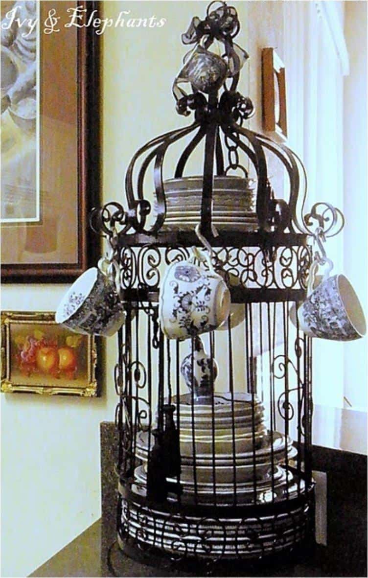 Give Your Home A Chic Decor By Reusing Your Old Bird Cage In 25 Ways