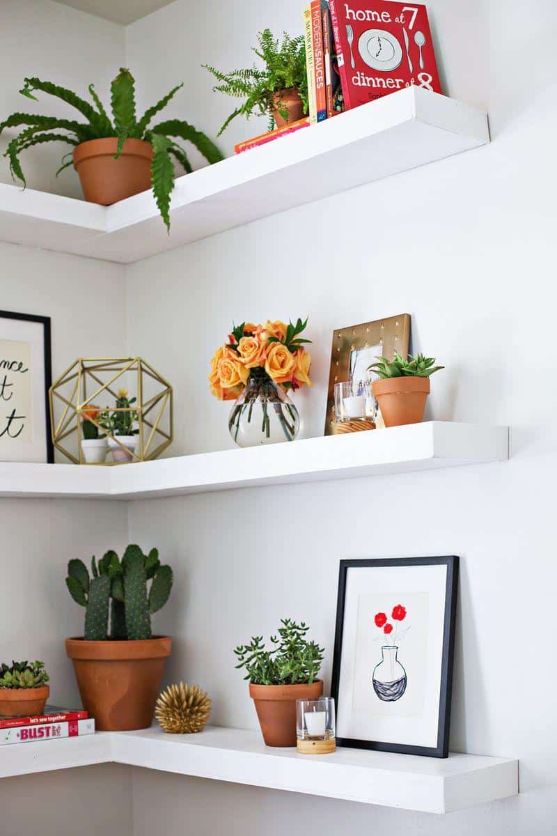 Make Shelves As Lovely As The Items You Put On Them With These 23 Tutorials