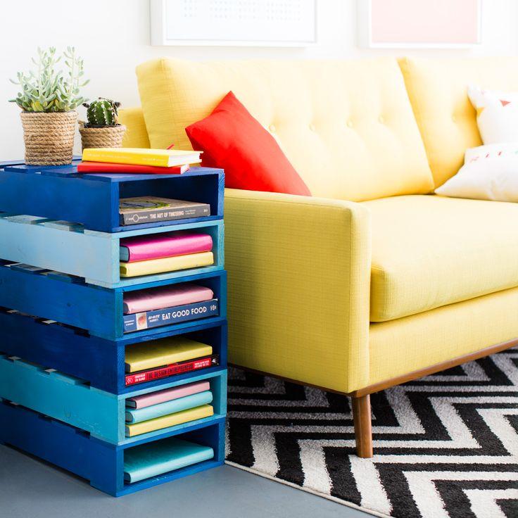 Bookhelf Side Table From Pallets