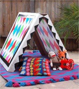 Collapsible Cardboard Tent
