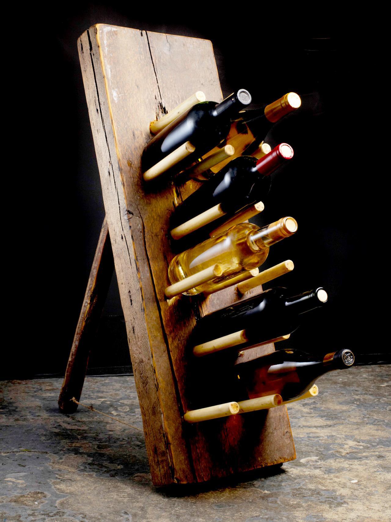 Primitive Wine Rack