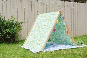fold up A-frame tent