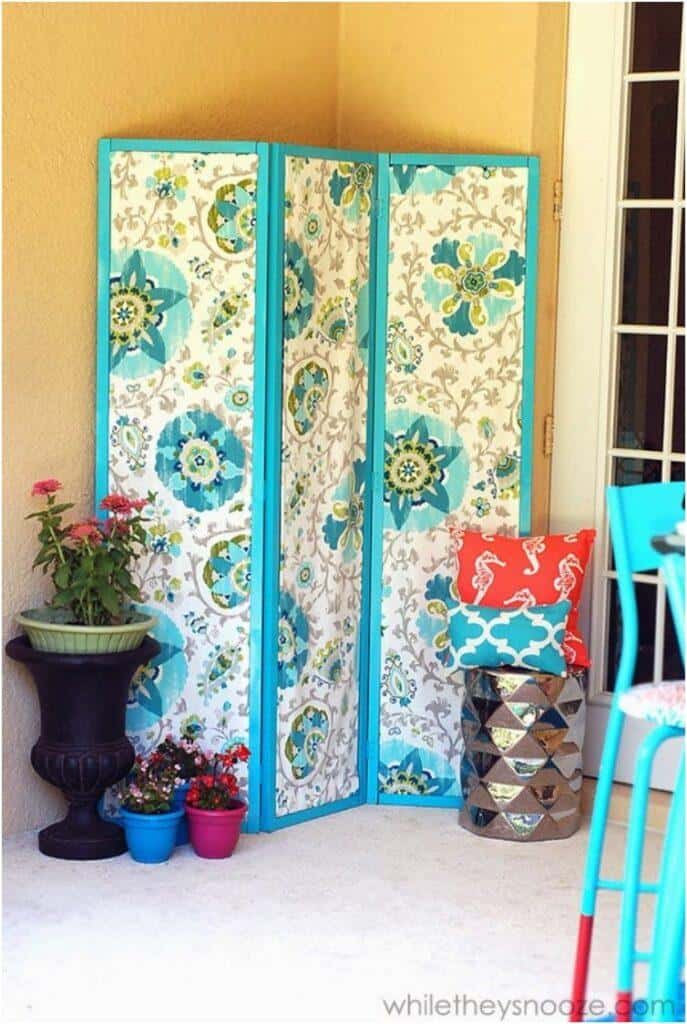 12 DIY Privacy Screens For Spending Peaceful Days On The Patio