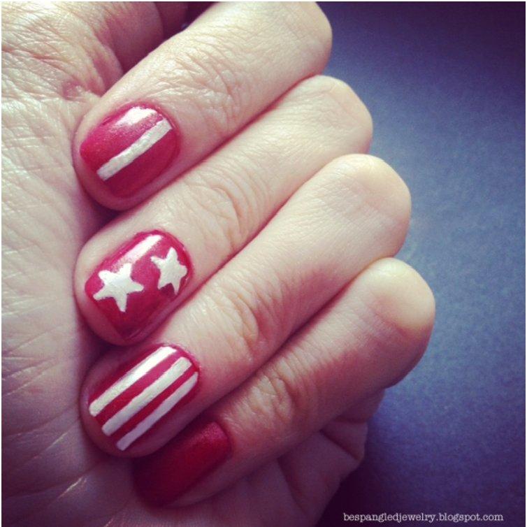 Red And White Stars And Stripes