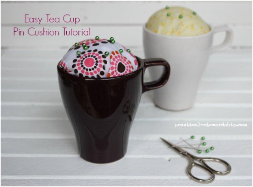 Tea Cup Pin Cushion