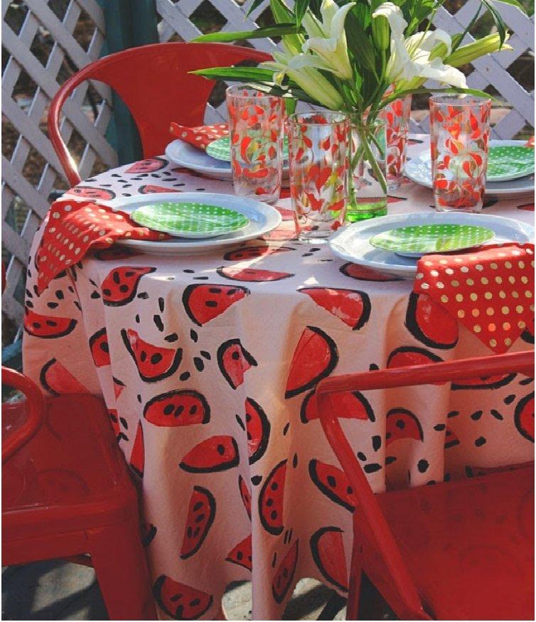 Watermelon Tablecloth