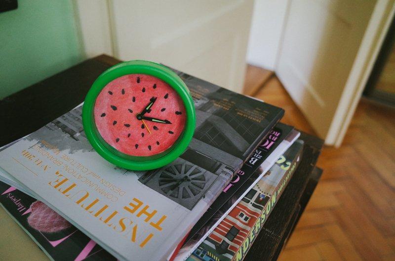 watermelon clock
