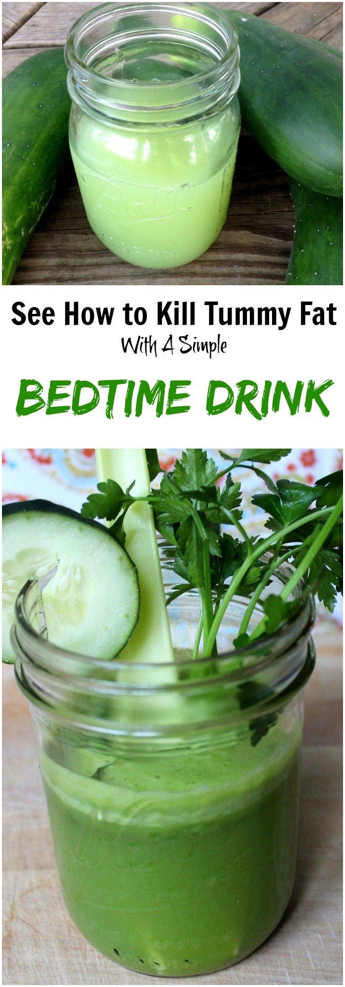 See How to Kill Tummy Fat With A Simple Bedtime Drink