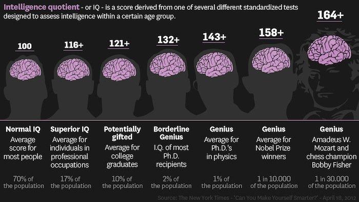 Highest Iq Chart