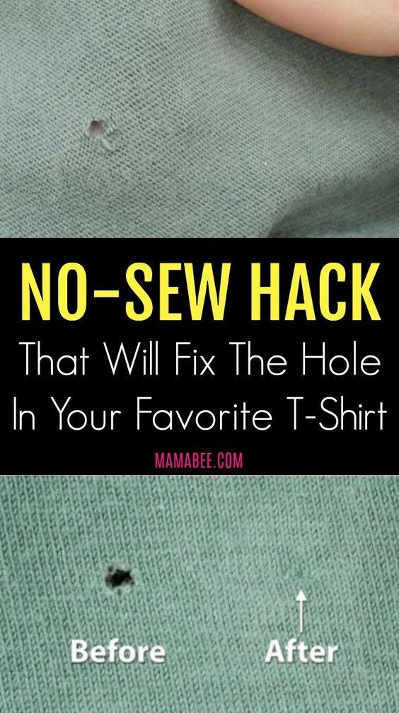 no sew hack