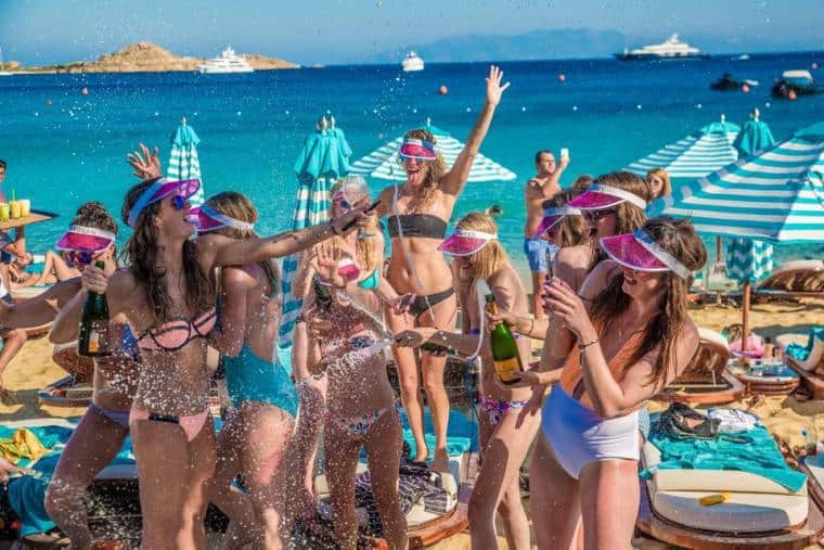 best time to visit mykonos to party