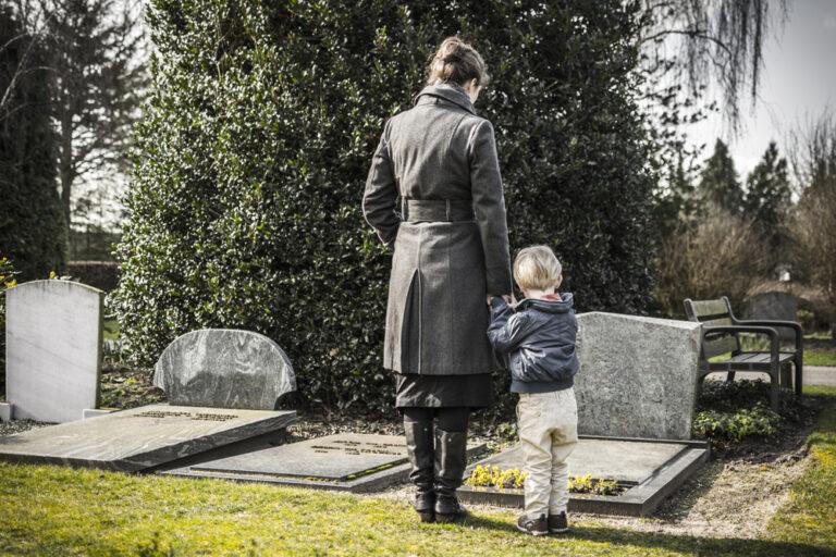 The Proper Way to Behave at a Funeral_searching for a Headstone