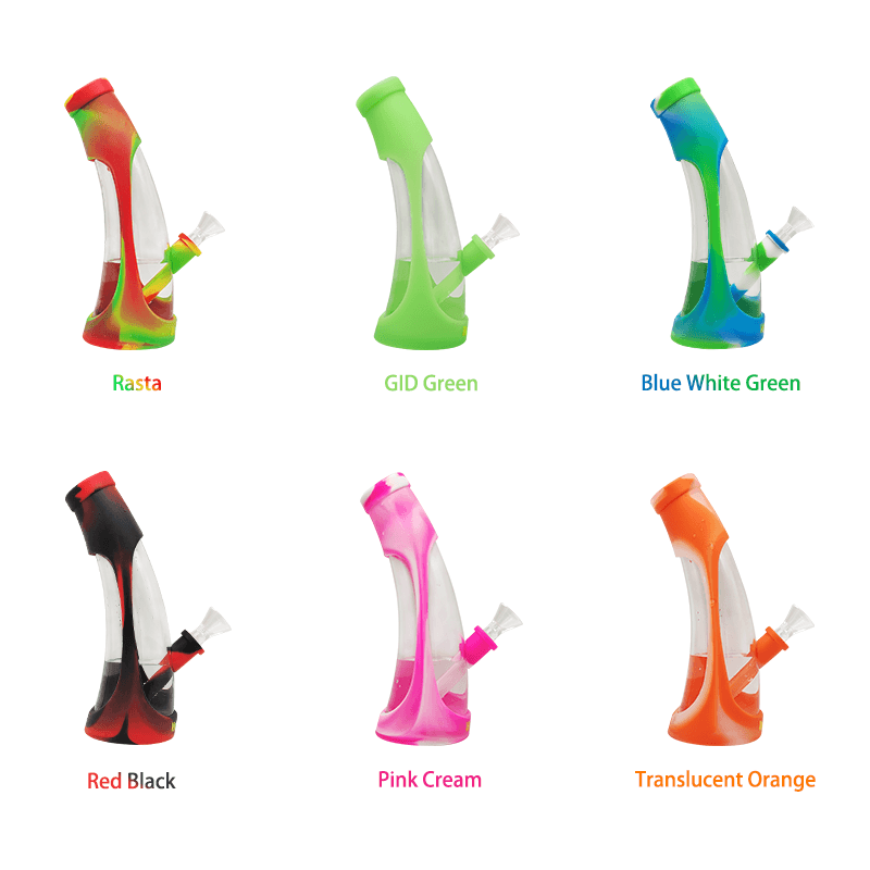 Waxmaid Horn silicone glass water pipe 6 colors