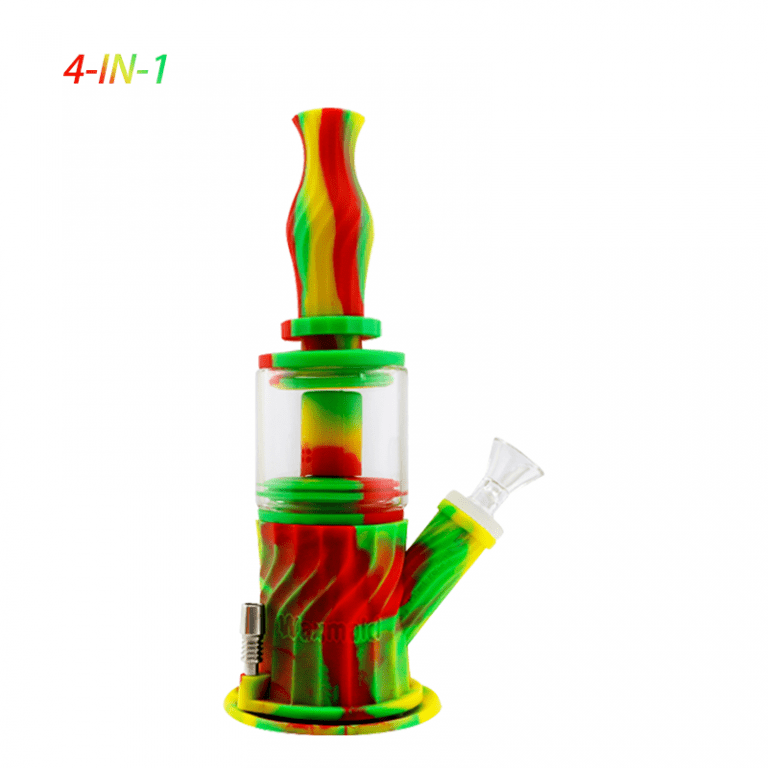 Waxmaid 4 IN 1 bubbler waterpipes come with a percolator