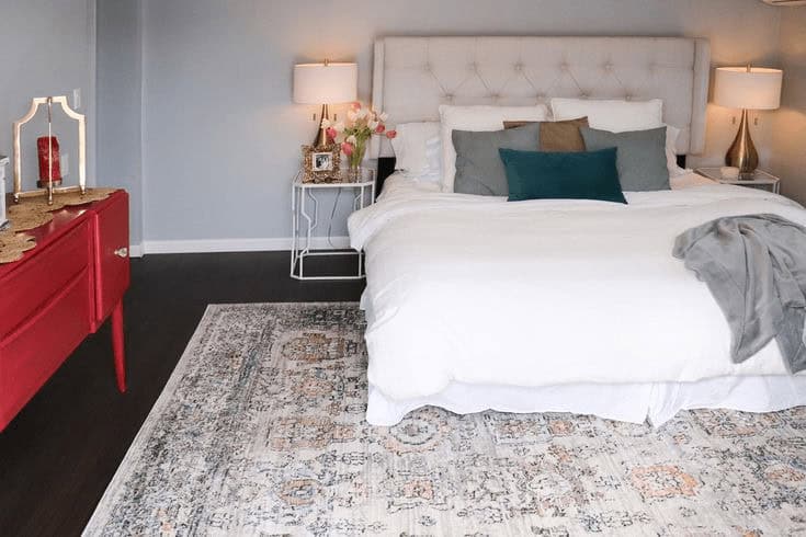 Standard Rug Size Under Queen Bed