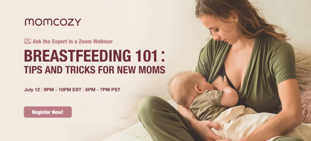 Momcozy virtual Breastfeeding 101 course
