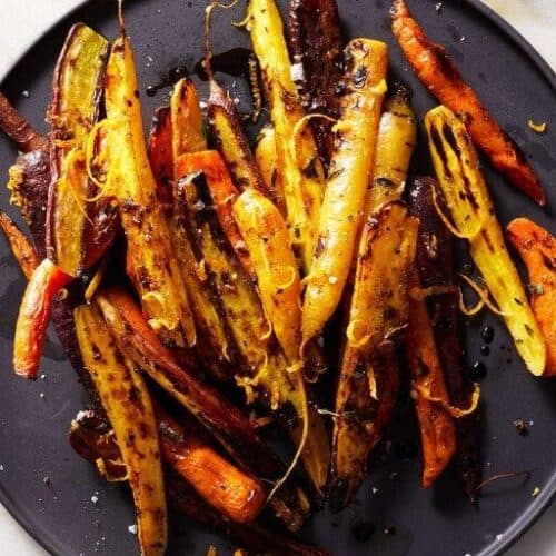 Charred Carrots with Orange and Balsamic